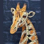 scultura giraffa di Matt Buckley