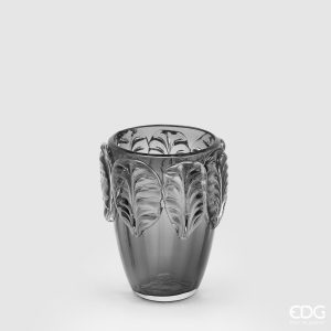 vaso foglia grigio