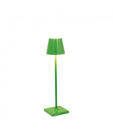 lampada da tavolo poldina pro micro verde mela