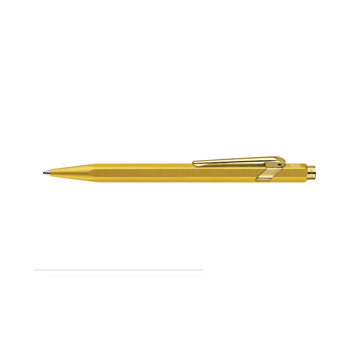 Penna A Sfera Retrattile Personalizzata Draeger Black & Gold Con Messaggio Sulla Clip 'Hieronymus' - Scrittura Fluida In Regalo Con Cofanetto